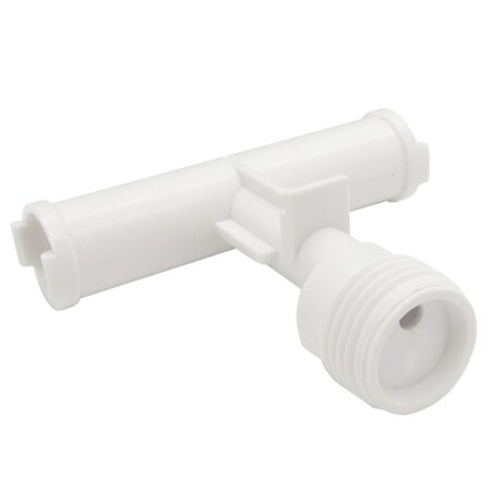 Dura Faucet RV SHOWER DIVERTER TEE REPLACEMENT - WHITE DF-RK900-WT